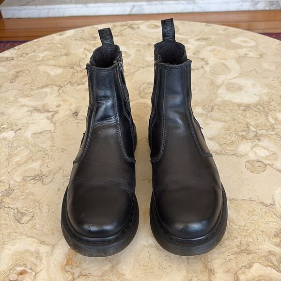 Dr Martens Slip 2976 Alyson Black Snowplow Classic Doc Leather - Picture 6 of 16